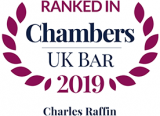 Ranked in Chambers UK Bar 2019: Charles Raffin